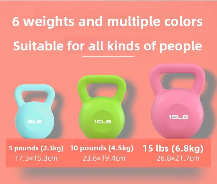 Fitness Kettlebell Unisex Home Gym Training Bell Shaped Sandbagging Strength Training Multi-Functional Fitness Equipment