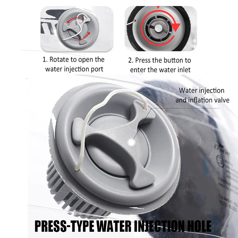 Water Filled Exercise Ball Fitness Aqua Ball Weightlifting Hydration Bag Kettle Dumbbells Home Gym Equipment Strength Training