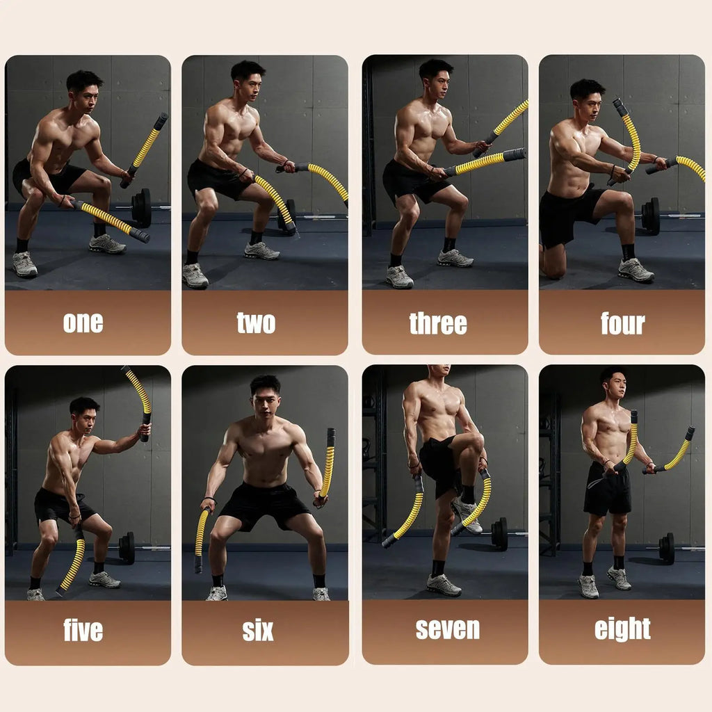 2pcs Adjustable Fitness Ropes Home Gym Battle Ropes Weighted Gym Exercise Equipment For Athletes Boxers Bodybuilders