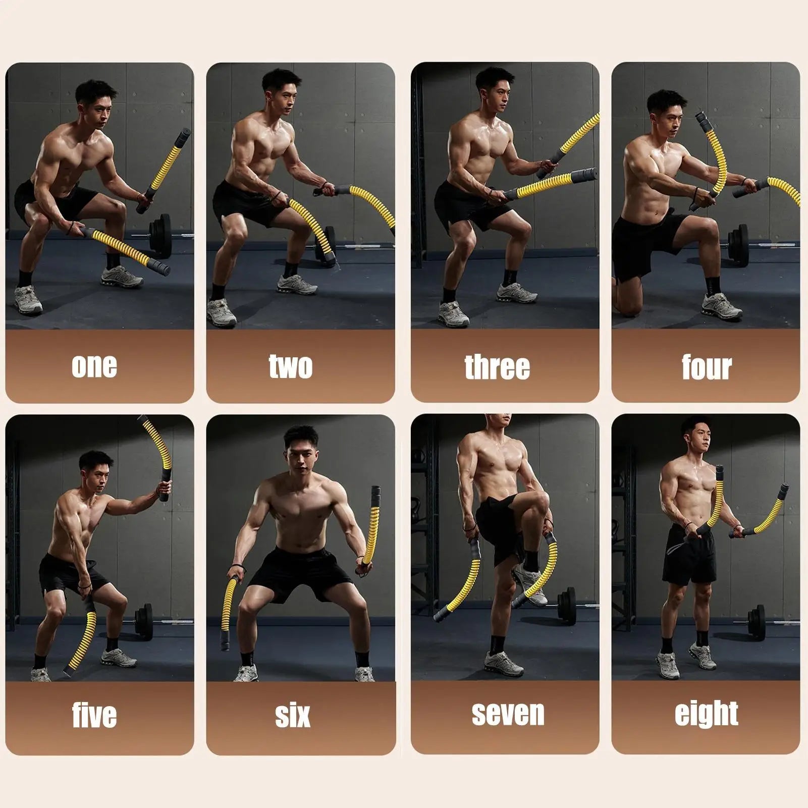 2pcs Adjustable Fitness Ropes Home Gym Battle Ropes Weighted Gym Exercise Equipment For Athletes Boxers Bodybuilders