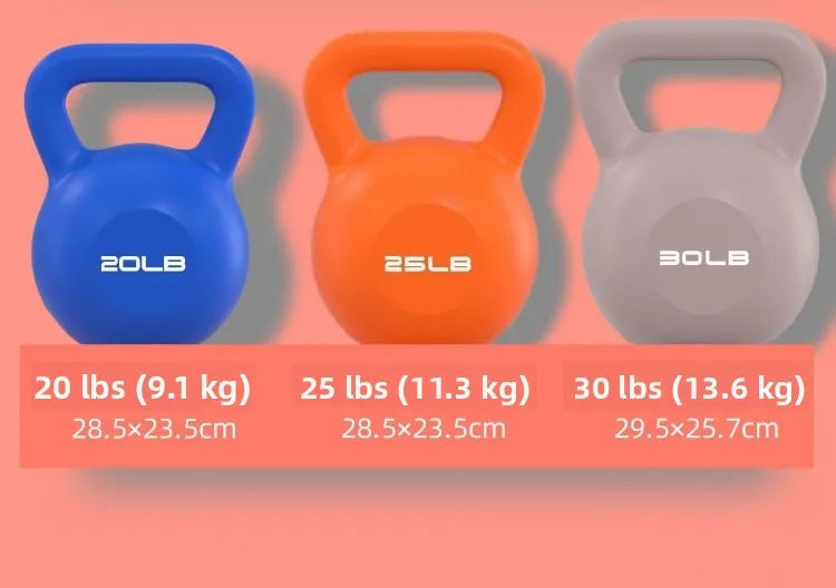 Fitness Kettlebell Unisex Home Gym Training Bell Shaped Sandbagging Strength Training Multi-Functional Fitness Equipment