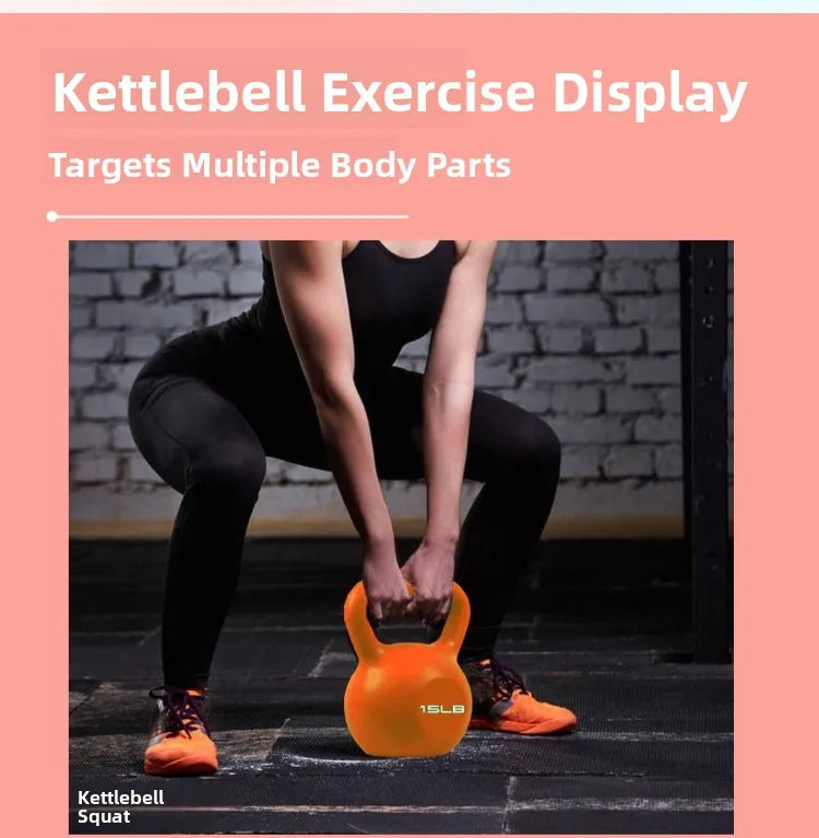 Fitness Kettlebell Unisex Home Gym Training Bell Shaped Sandbagging Strength Training Multi-Functional Fitness Equipment