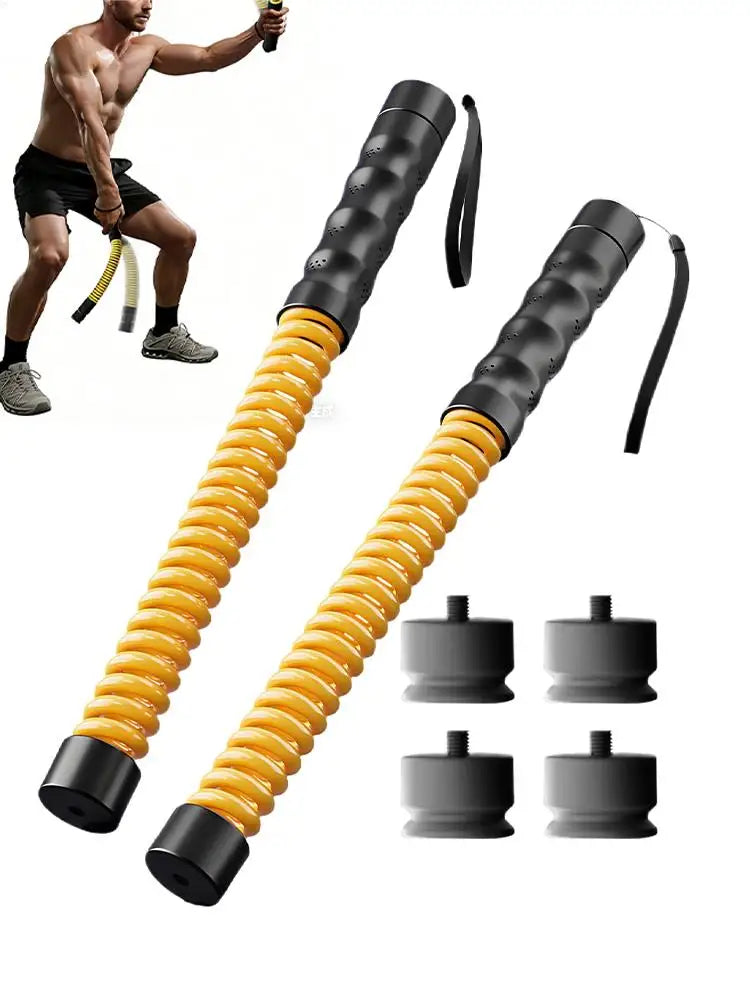 2pcs Adjustable Fitness Ropes Home Gym Battle Ropes Weighted Gym Exercise Equipment For Athletes Boxers Bodybuilders